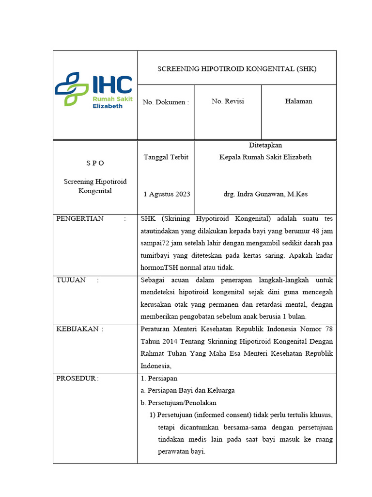SPO SHK | PDF