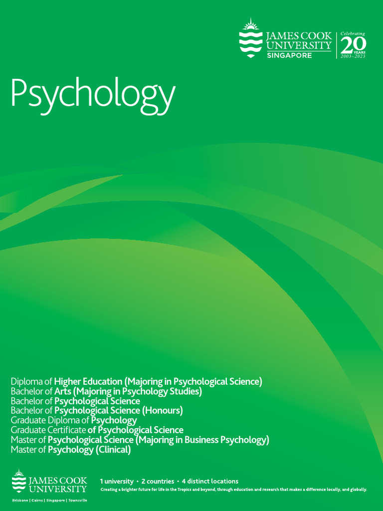 JCU PsychologyBrochure12 2023 PDF
