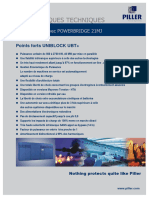 Technical Data Sheet UBT Plus 1500 Avec POWERBRIDGE 21MJ 400V 50Hz FR