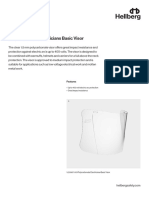 Hellberg Productsheet Polycarbonate Electricians Basic Visor