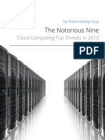 The Notorious Nine Cloud Computing Top Threats in 2013