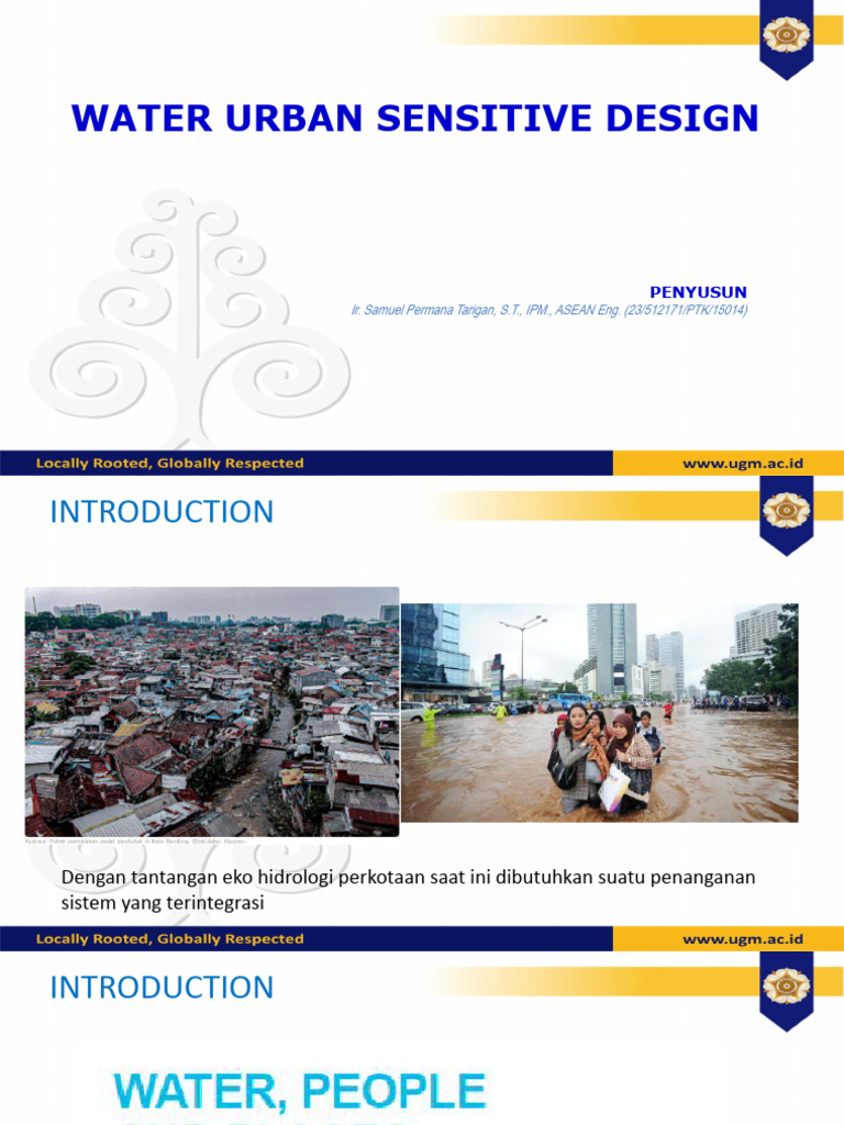Water Sensitive Urban Design Overview | PDF | Stormwater | Water Supply