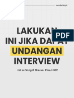 Tips Interview Kerja