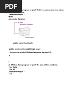 Java Document 1