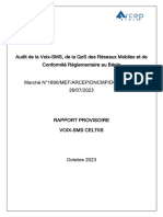 Rapport Provisoire Voix Sms Audit Qos Benin v1 Celtiis 17112023