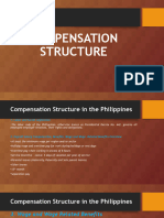 Compensation Structure in The Philippines