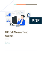 Call Volume Trend Analysis Report