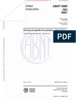 NBR ISO 9001 - Edição 2015