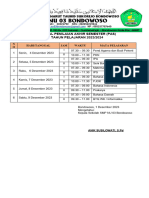 Jadwal Pas 2023-2024