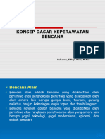 Konsep Dasar Keperawatan Bencana