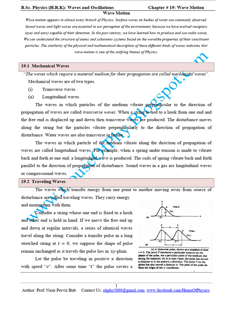 Waves and Oscillations Overview | PDF | Waves | Resonance