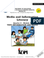 Text Information and Media