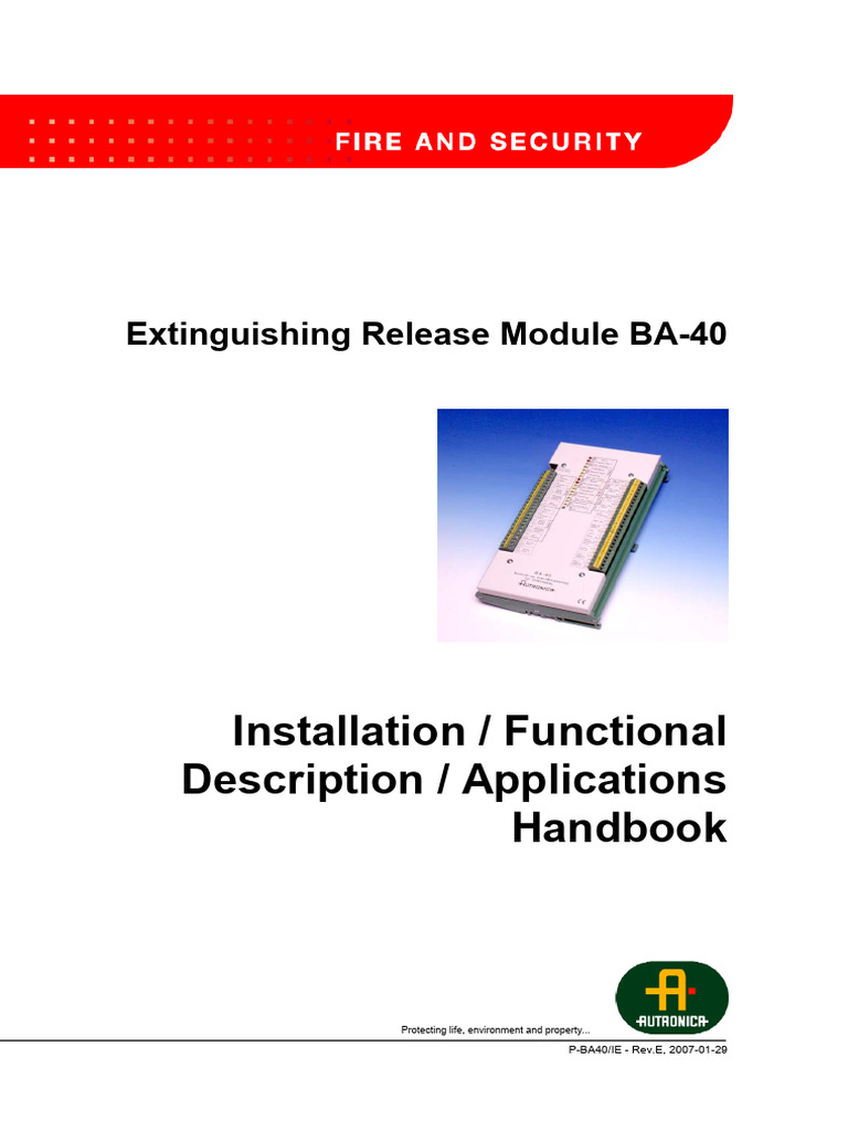 Ba40 Ie | PDF | Fuse (Electrical) | Electromagnetism