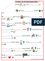 Simple Present Practice Grammar Drills - 134705