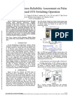 A New Ramp Stress Reliability Assessment On Pulse Energy Based OTS Switching Operation