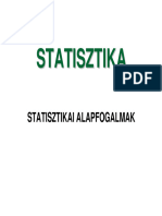 Statisztikai Alapfogalmak