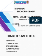 Clase 1 - Diabetes Mellitus