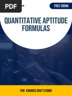 Ebook Quantitative Aptitude Formulas 1