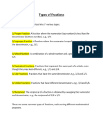 Types of Fractions