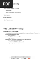 Data Preprocessing