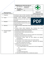 Format SOP Pemeriksaan Gigi