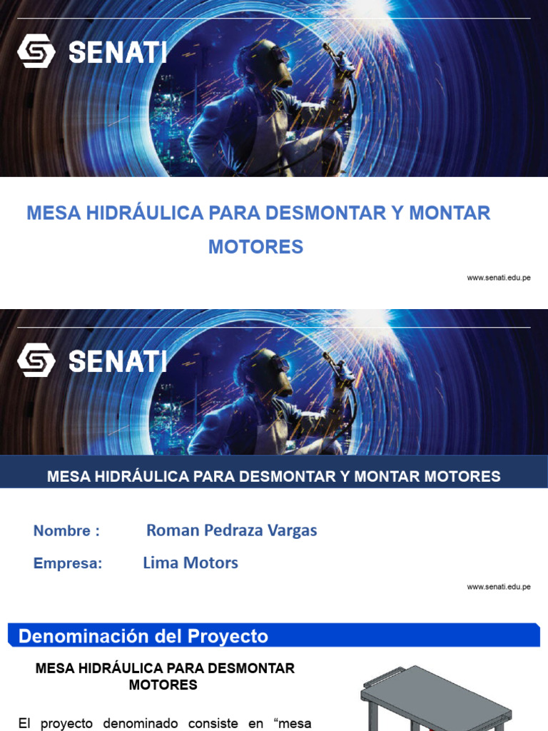 Ppt De Sustentacion Senati Pdf Soldadura Construcción