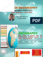 HUMAN GEOGRAPHY - Lesson 1 - Intro To Geography