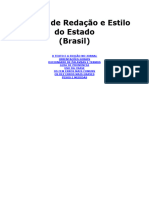 Manual de Redação e Estilo Do Jornal 'O Estado de São Paulo'