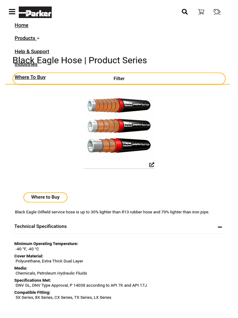 Black Eagle High Pressure Oilfield Hose API 7k Hose PDF Pipe