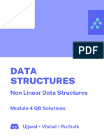 Data Structures Module 4 QB Complete Solutions