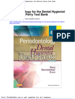 Full Download Periodontology For The Dental Hygienist 4th Edition Perry Test Bank