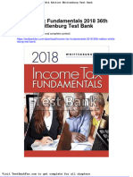 Full Download Income Tax Fundamentals 2018 36th Edition Whittenburg Test Bank