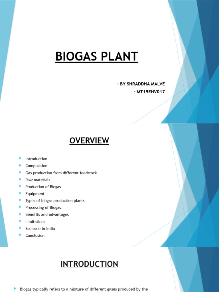 Biogas Plant | PDF