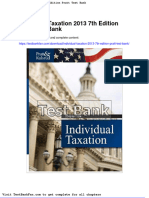 Full Download Individual Taxation 2013 7th Edition Pratt Test Bank