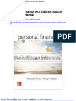 Full Download Personal Finance 2nd Edition Walker Solutions Manual