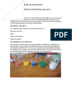 Informe de La Ficha de Laboratorio