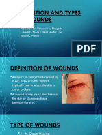 Definition and Types of Wounds