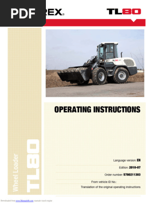 TL 80 | PDF | Steering | Engines