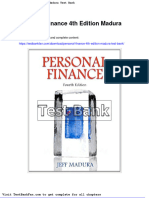 Full Download Personal Finance 4th Edition Madura Test Bank