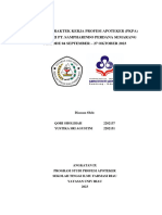 Laporan Industri Sampharindo Stifar Riau Periode 04 Sep-27 Okt 2023