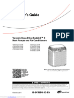 Installer'S Guide: Variable Speed Comfortlink™ ™ Ii Heat Pumps and Air Conditioners