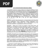Acta de Recepción de Denuncia Verbal Canebas Mix