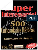 500 Curiosidades Biblicas - Vol. 2 - Pr. Erivaldo de Jesus