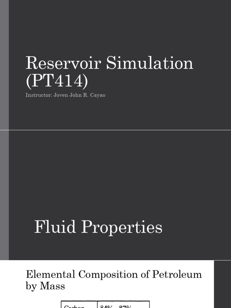 Fundamentals of Reservoir Simulation | PDF | Technology & Engineering