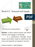 Week 4 5 Demand and Supply