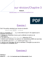 Exercices Révisions Chapitre3