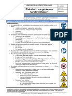 Instructiekaart Elektrisch Aangedreven Handwerktuigen