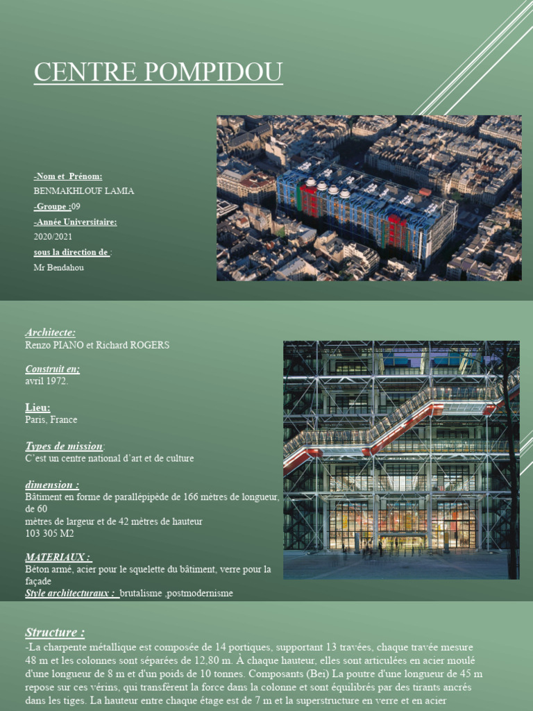 Centre Pompidou | PDF