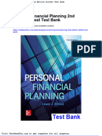 Full Download Personal Financial Planning 2nd Edition Altfest Test Bank