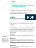 Lakunar and Outcome Stroke